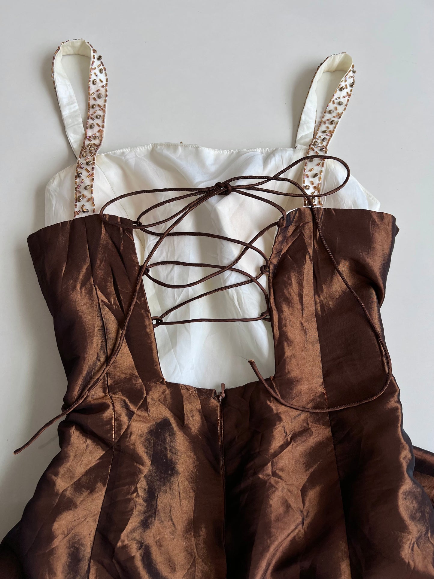 Lenovia Embroidered Vintage Dress-Bust 36 to 38
