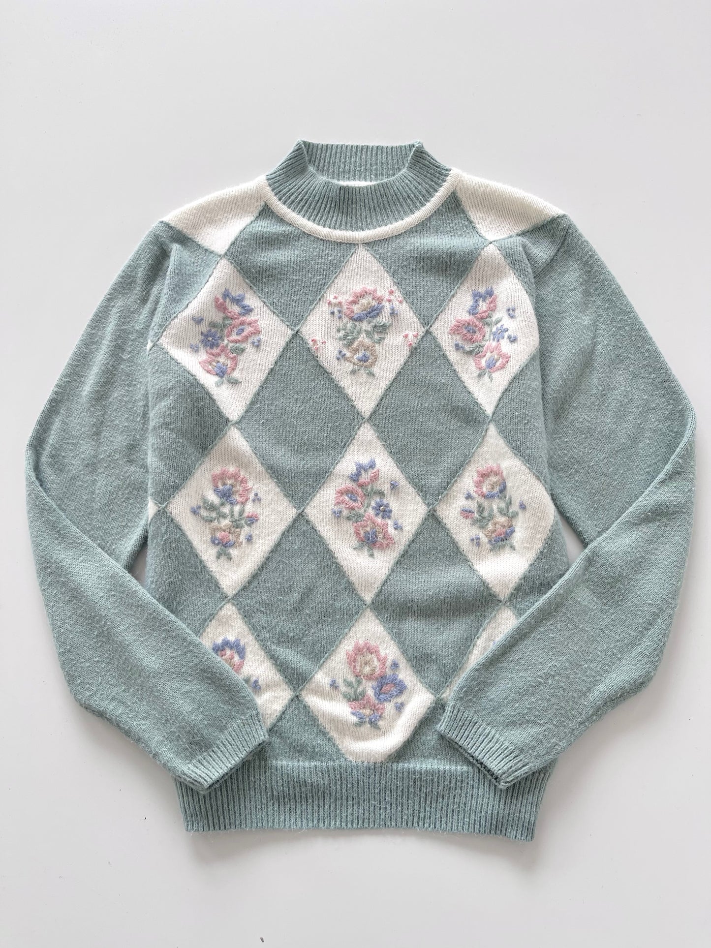 Alfred Dunner Embroidered Sweater-Bust 42