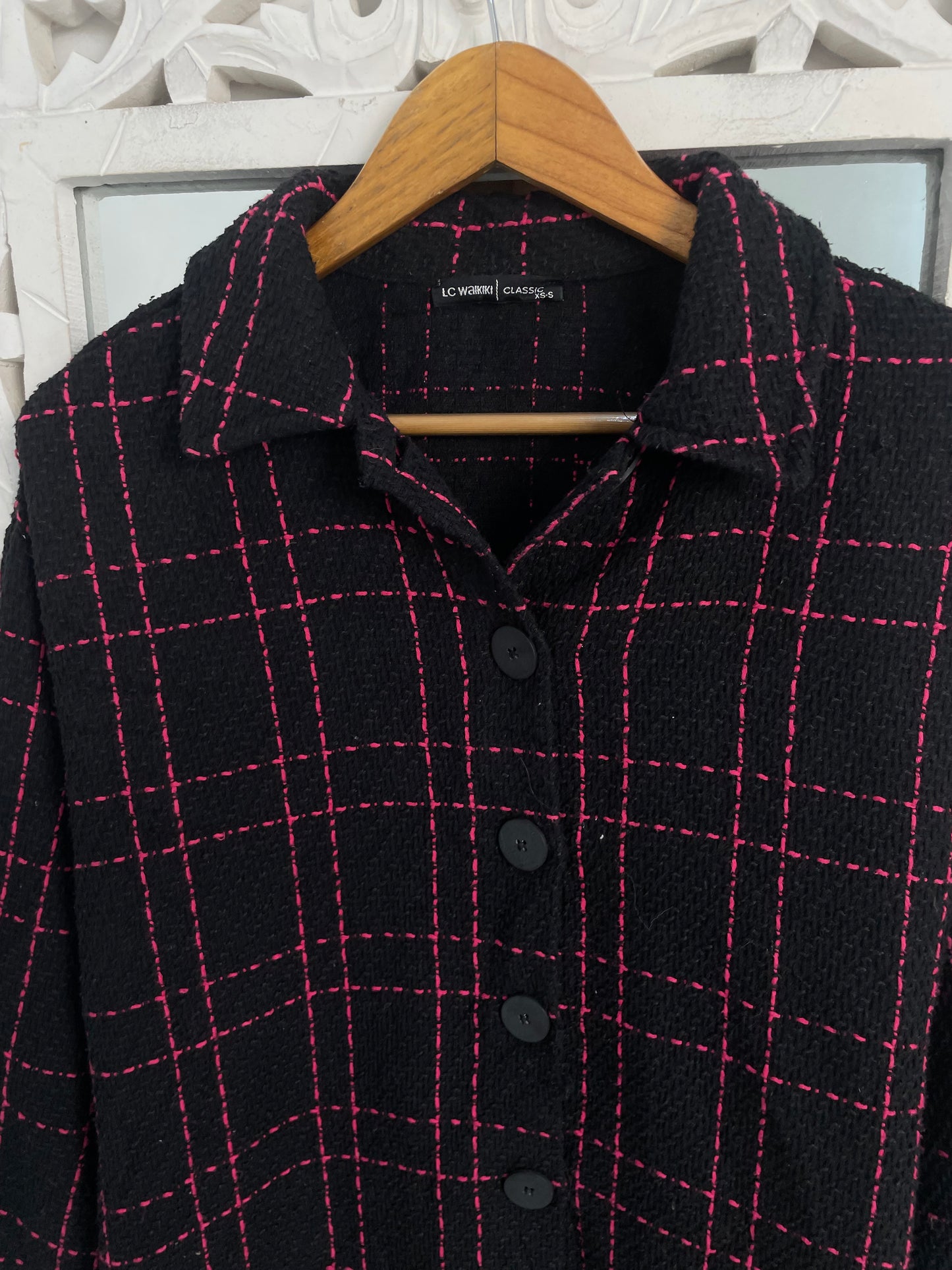 Thick Tweed Shacket-Chest 44 (XS/S)