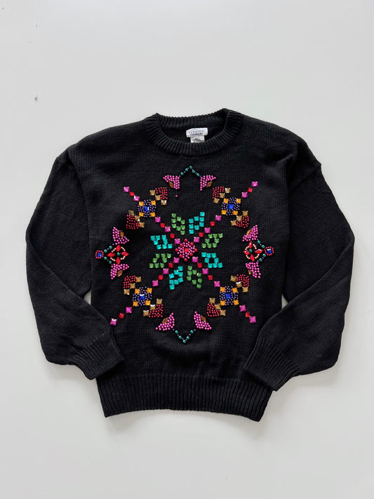 Fashion Formulas Hand Embroidered Sweater-Bust 50