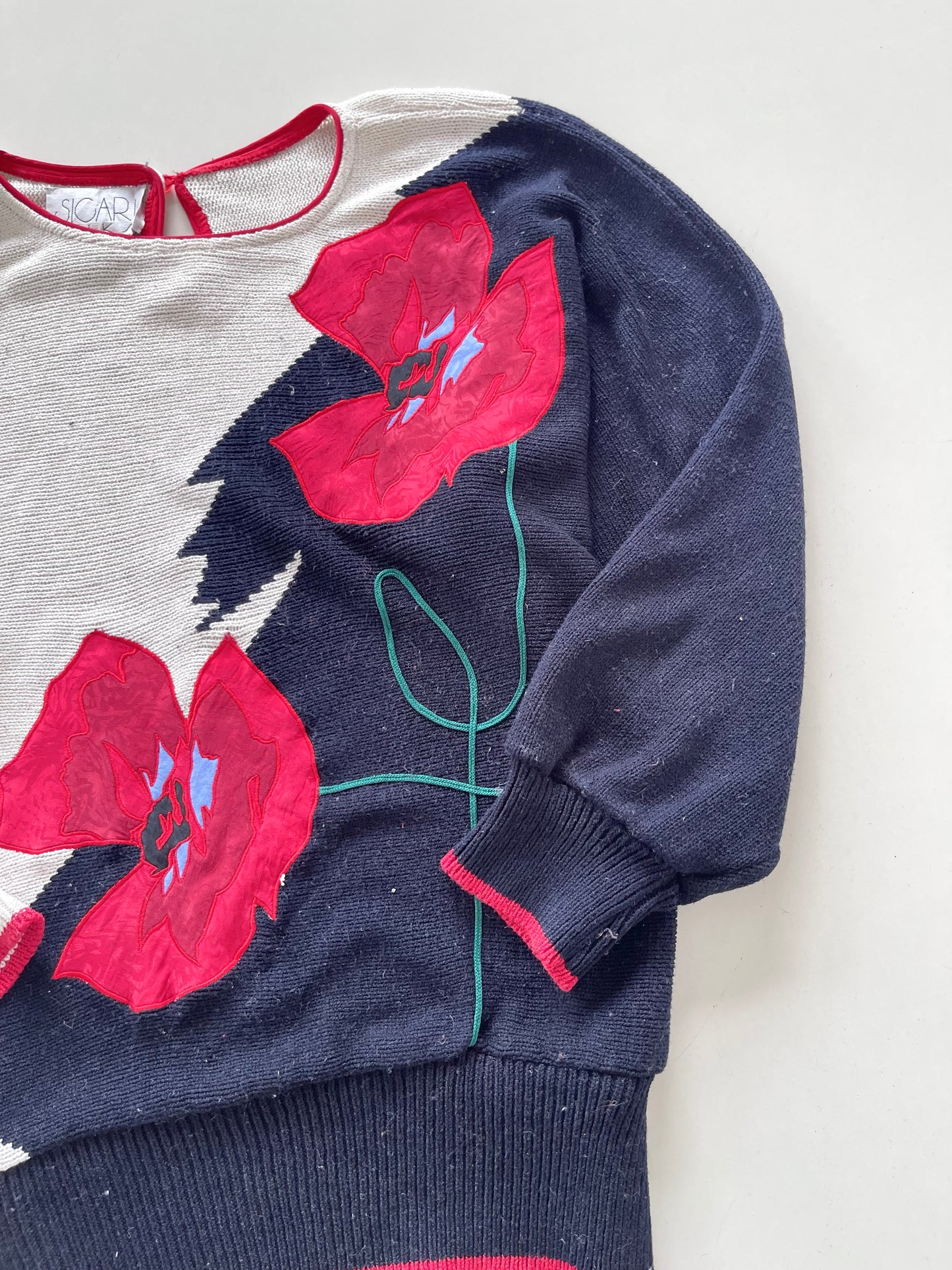 Sicari Embroidered Vintage Sweater-Bust 46 to 48