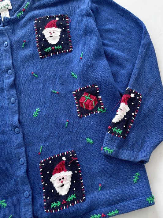 The Quacker Factory Christmas Embroidered Sweater-Bust 62