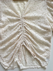 LACE RUCHED TOP - BUST 34 to 38