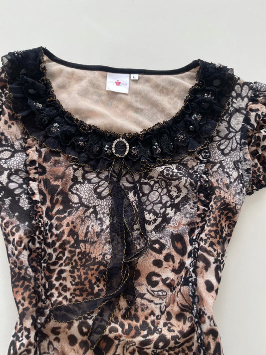 Vintage Lace Top-Bust 40 to 42