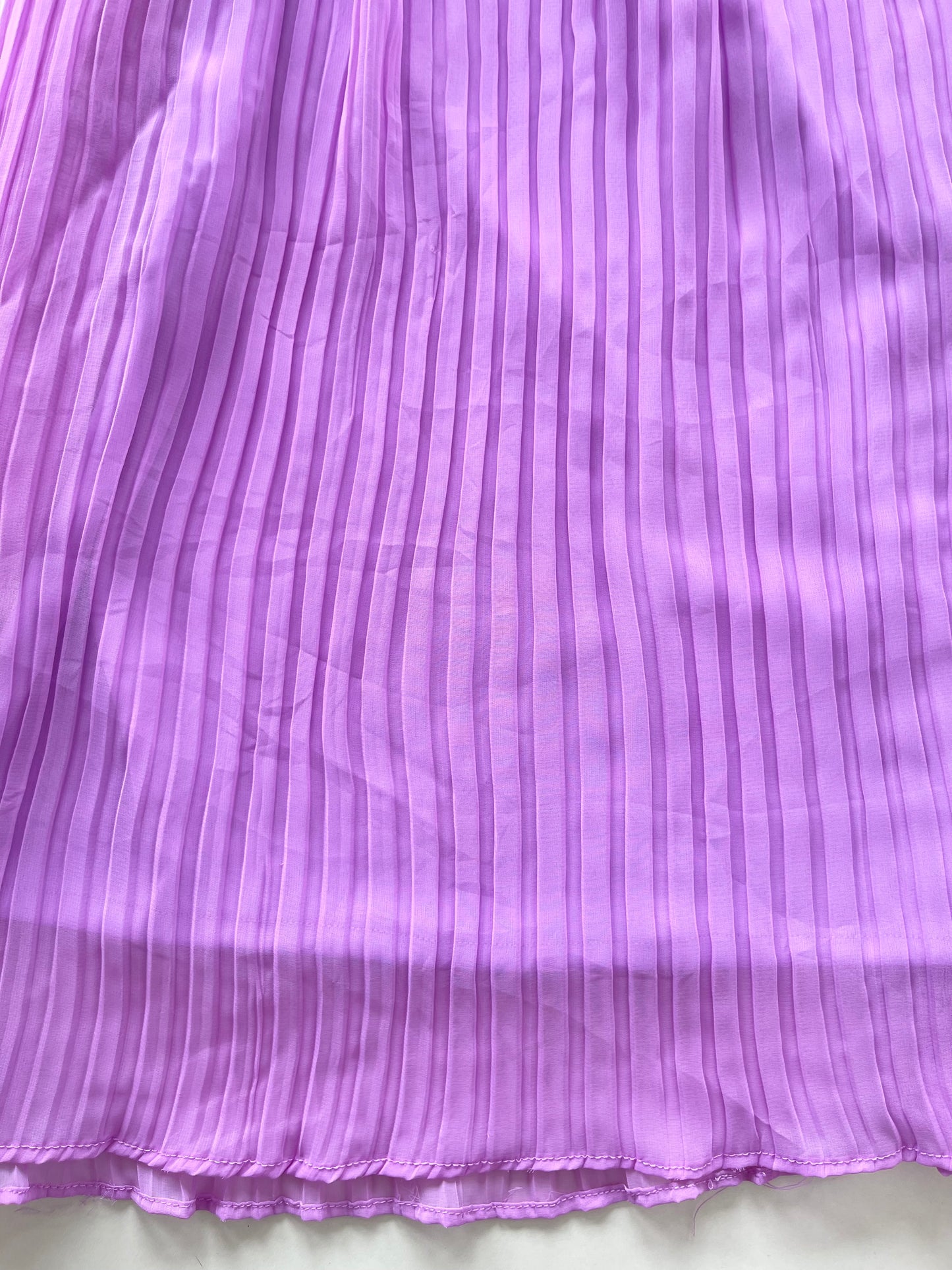 Purple Pleated Skirt-Waist 28 to 34