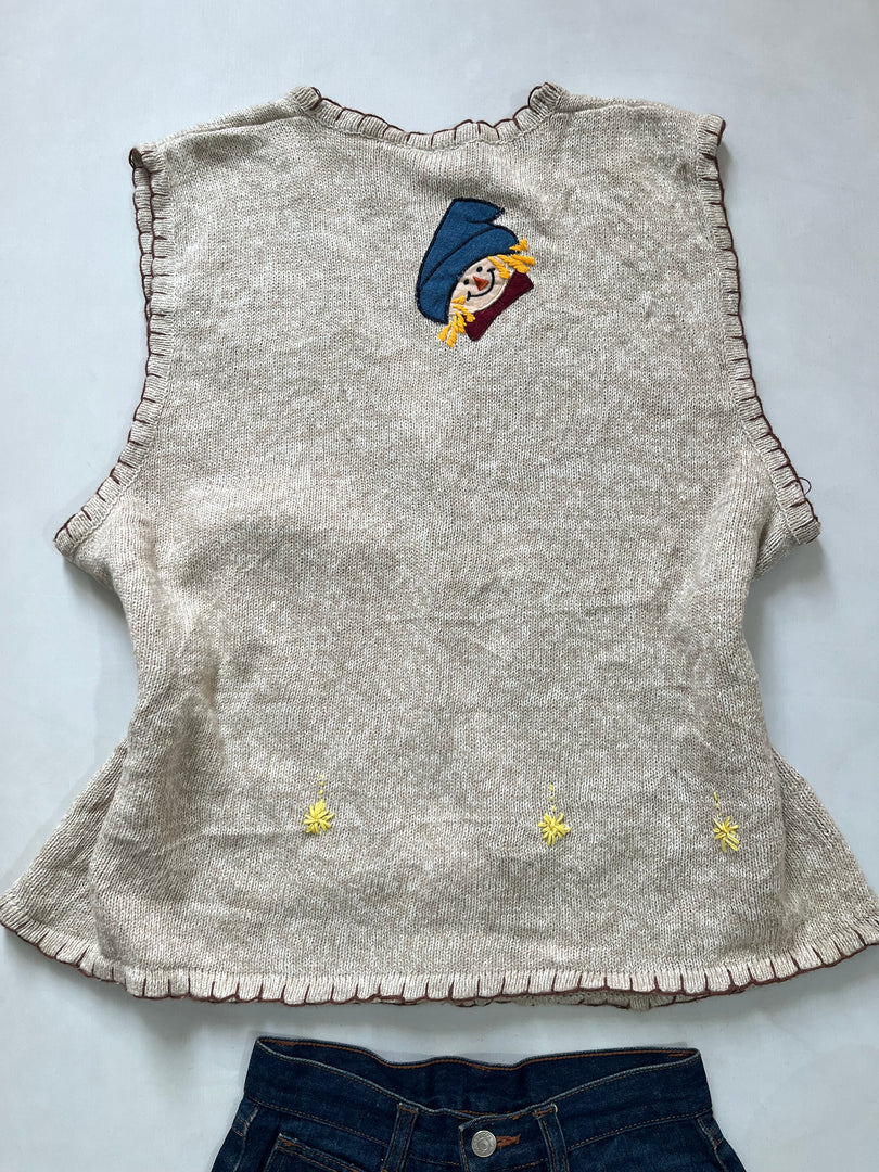 Bobbie Brooks Christmas Sweater Vest-Bust 46