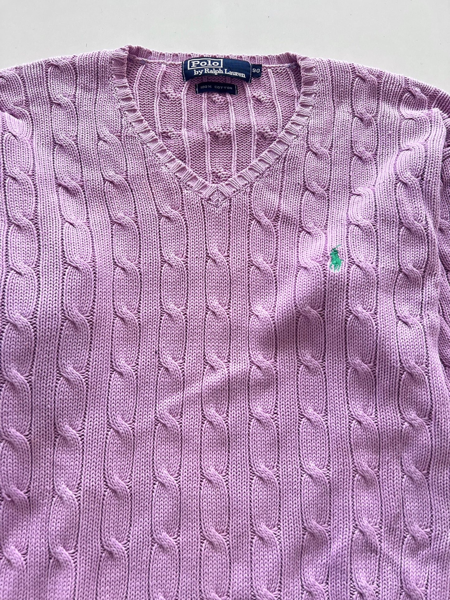 Ralph Lauren 100% Cotton Vintage Sweater-Bust 48