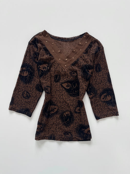 Midnight Vintage Top-Bust 36 to 38