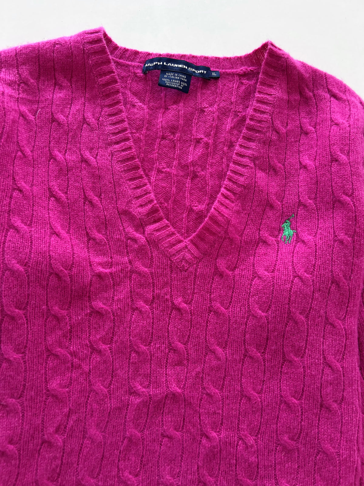 Ralph Lauren 100% Lambs Wool Vintage Sweater-Bust 42