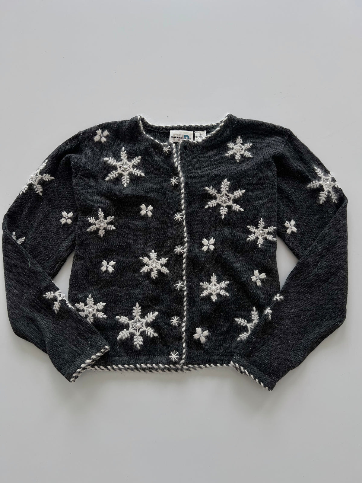Pavl Harris Design Embroidered Christmas Sweater-Bust 44