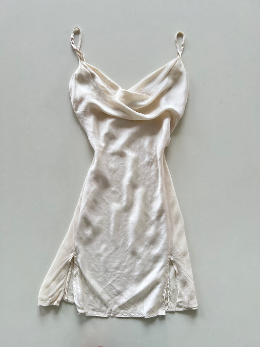 Ragno 100% Silk Cowl Neck Dress-Bust 34