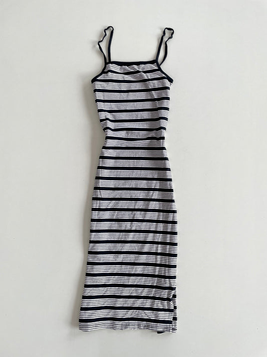 Striped Dress-Bust 30 to 32