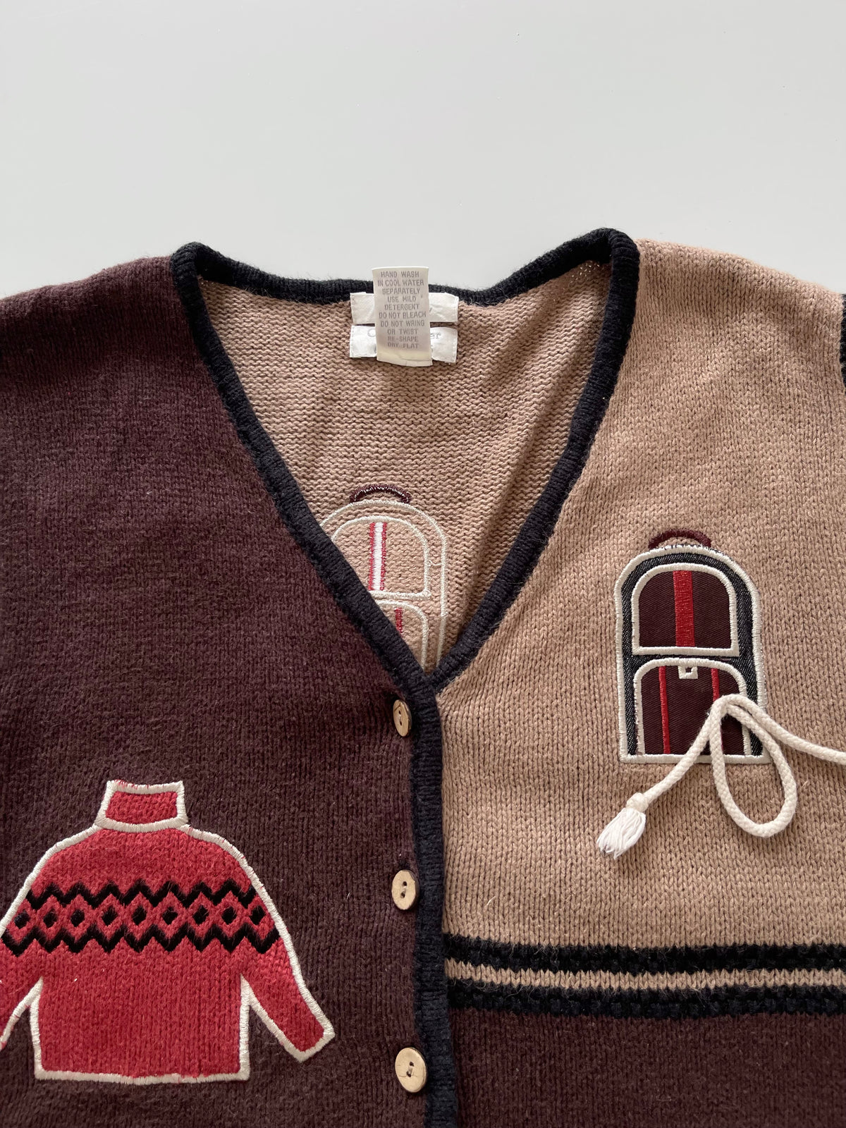 Christopher&Banks Embroidered Christmas Vest Sweater-Bust 46
