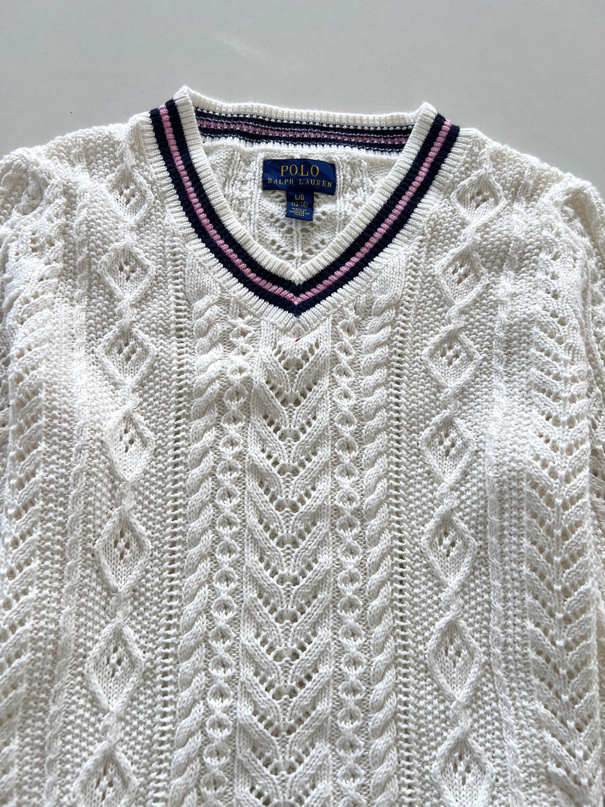Ralph Lauren 100%Cotton Vintage Sweater-Bust 34 to 36