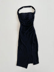 Halter Black Dress-Bust 28 to 30