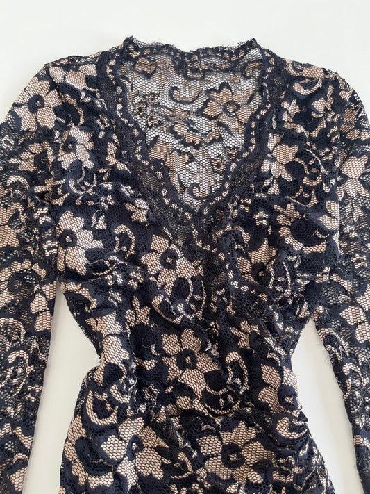 Vintage Lace Dress-Bust 32 to 34