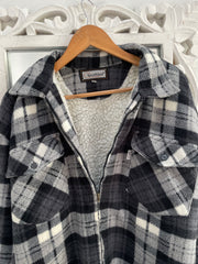 Fleece Lined Super Thick Shacket-Chest 50