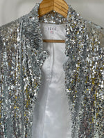 Load image into Gallery viewer, Tcec Sequin Blazer-Bust 36
