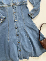 Load image into Gallery viewer, Fida Denim Dress-Bust 32
