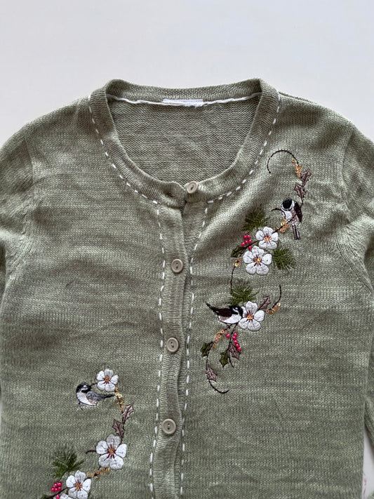 Embroidered Sweater-Bust 44