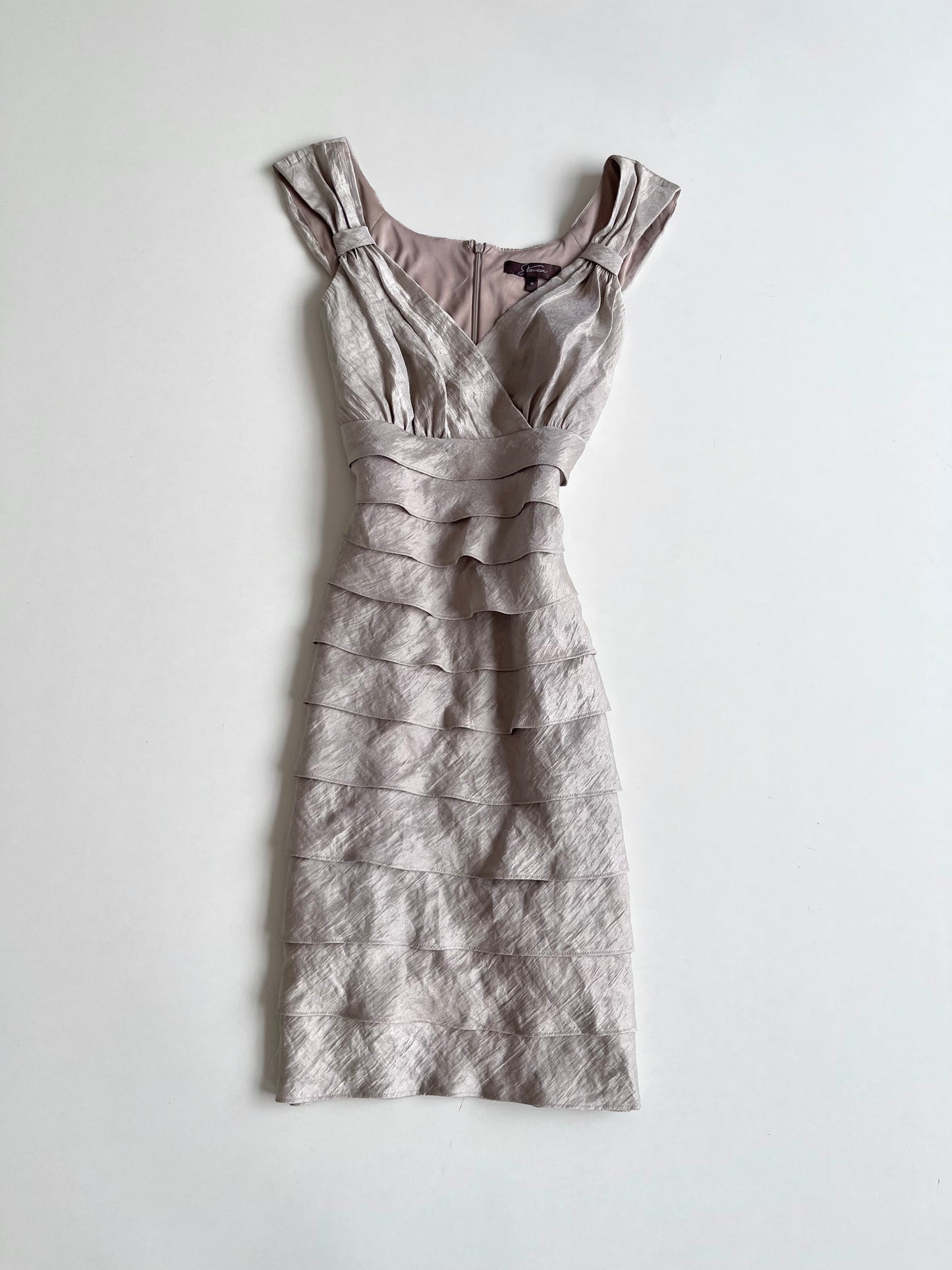 Jessica Vintage Ruffle Dress-Bust 38