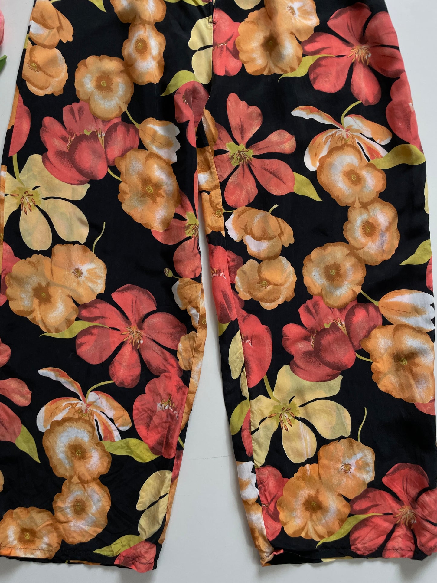 SOFT FLORAL PANTS - WAIST 28