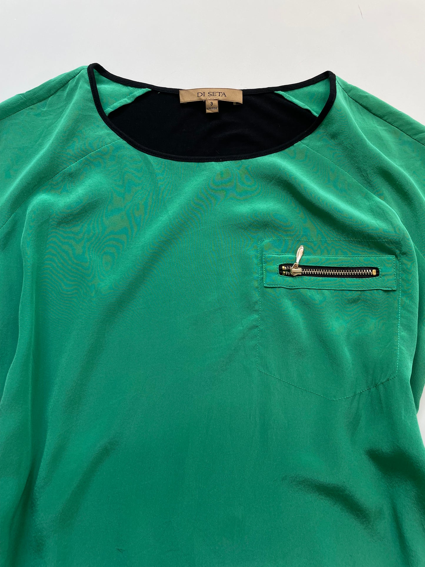 100% Silk Top-Bust 34