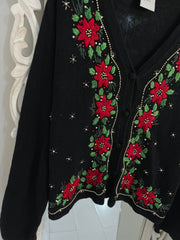 Victoria Jones Embroidered Sweater-Bust 48