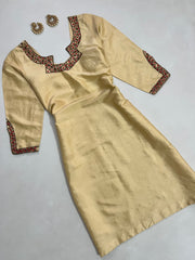 Hand Embroidered Kurta-Bust 40
