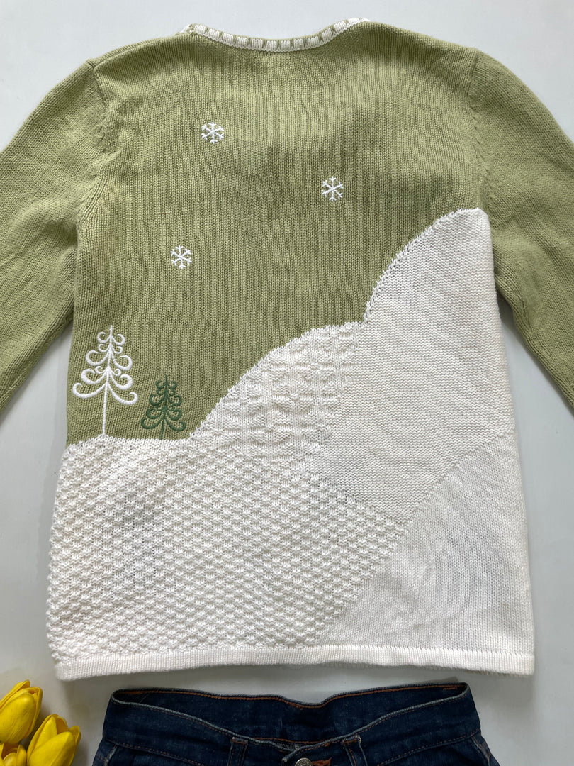 Christopher & Banks Christmas Sweater-Bust 36