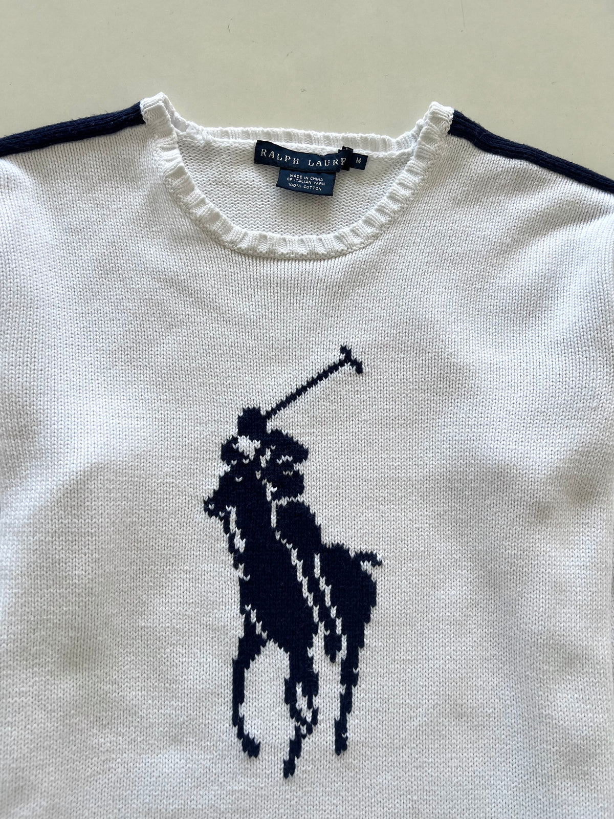Ralph Lauren 100% Cotton Vintage Sweater-Bust 36