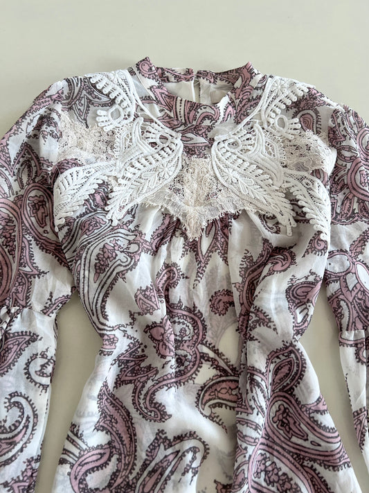 Ann Taylor Loft Sheer Top-Bust 40