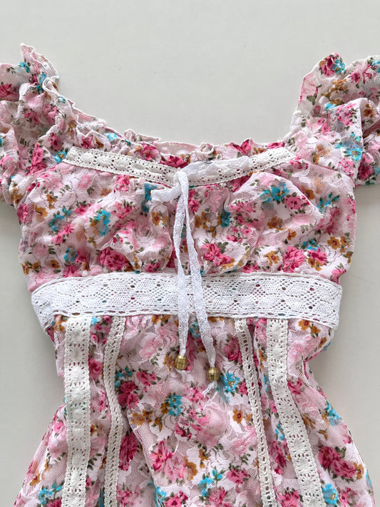 Mossa Floral Top-Bust 30