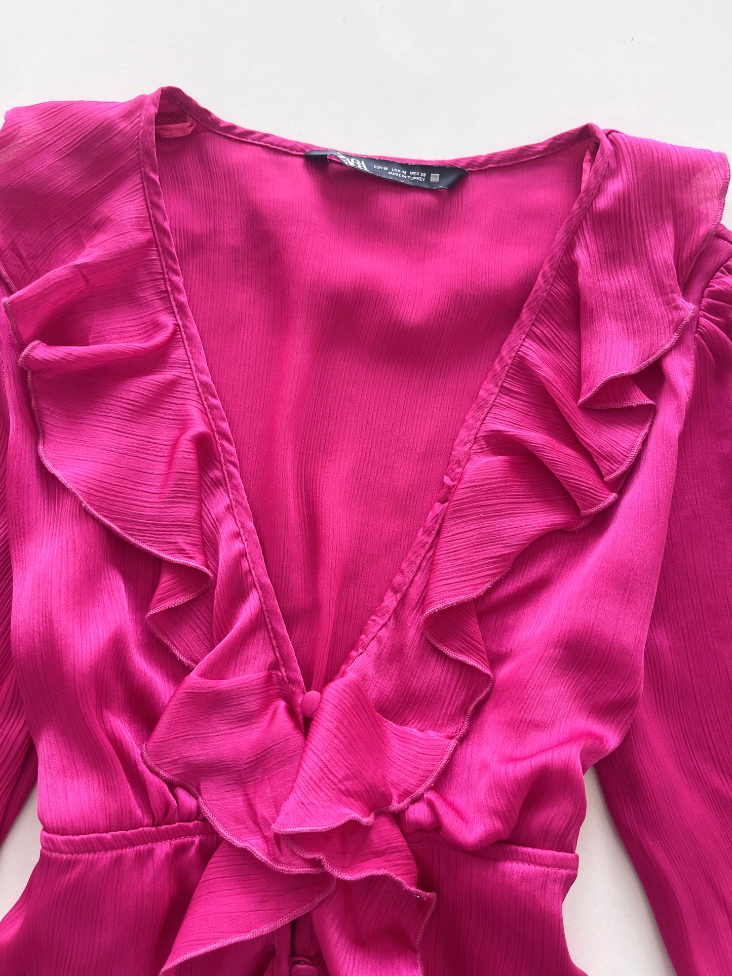Zara Ruffle Top-Bust 36