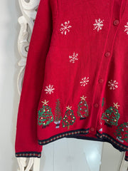 Northern Reflections Embroidered Christmas Sweater-Bust 40