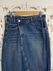 Denim Long Skirt-Waist 28