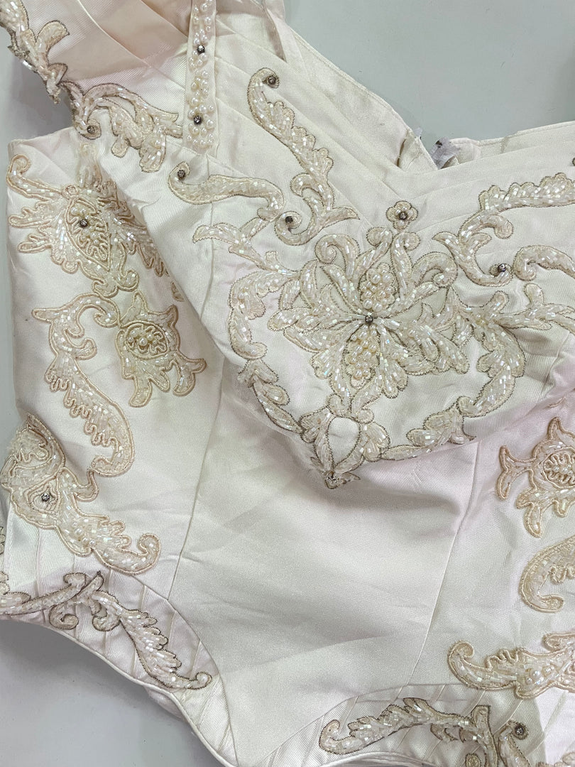 Heavily Embroidered Vintage Top-Bust 34