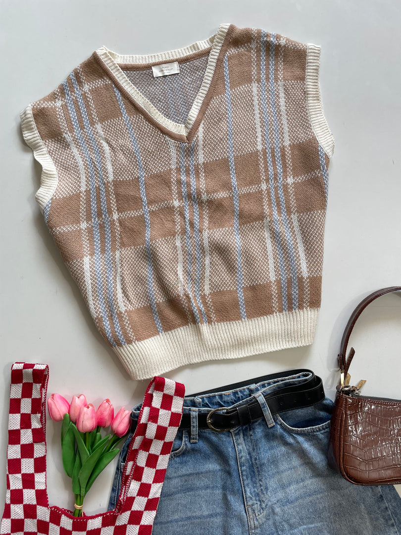 Soft Sweater Vest-Bust 44 to 48