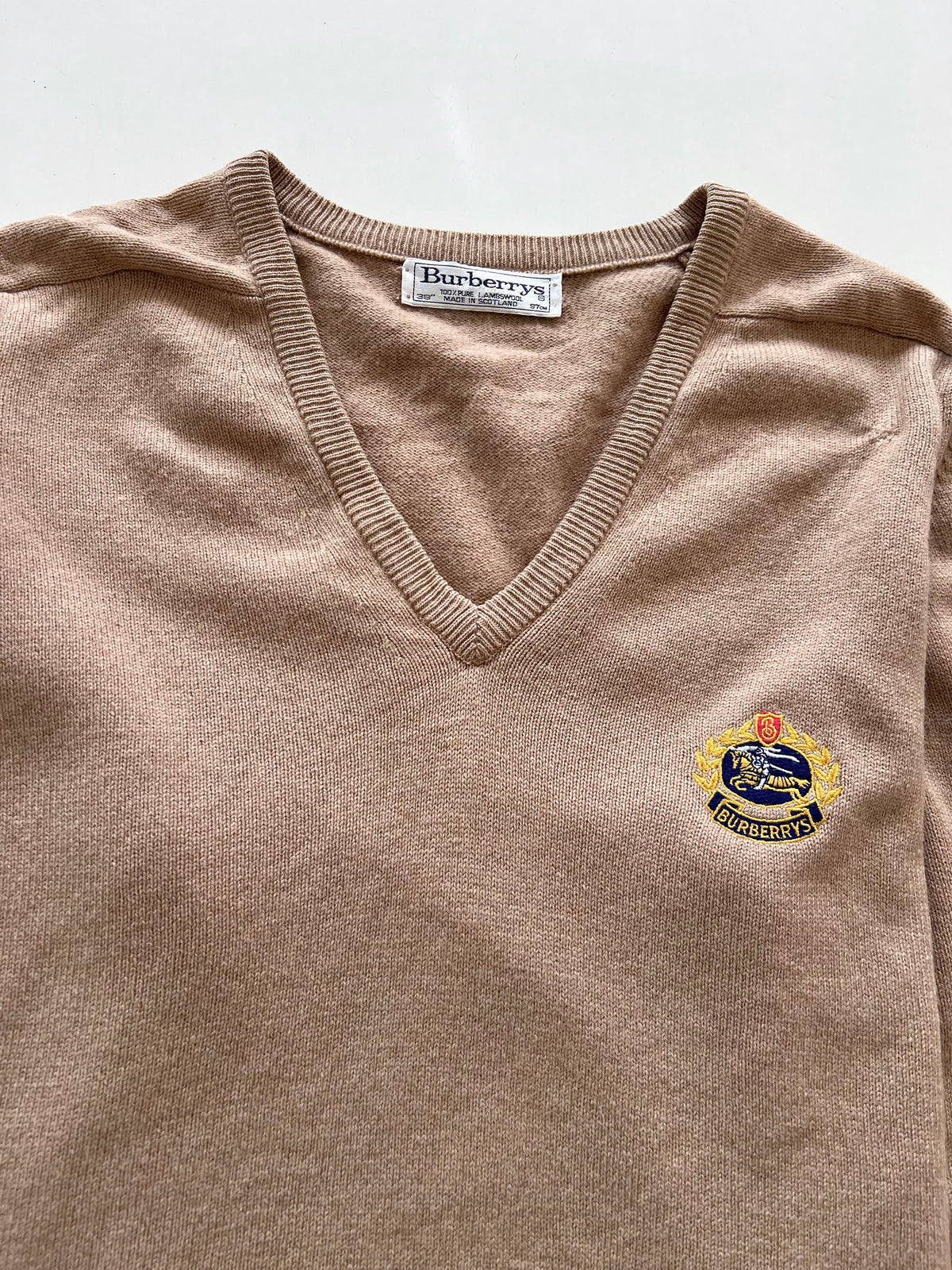 Burberry 100%Pure Wool Vintage Sweater-Bust 44