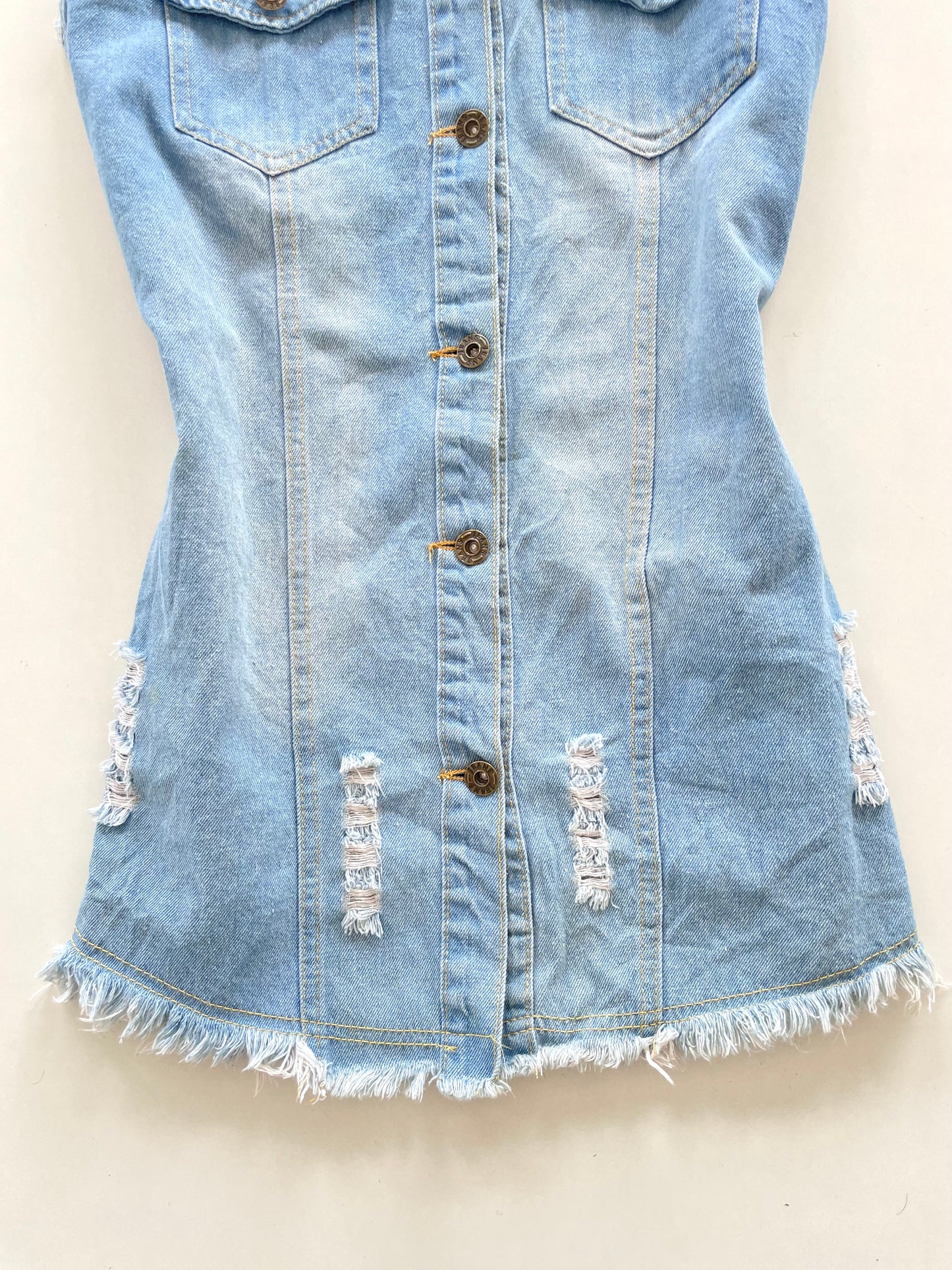 Denim Vest-Chest 38