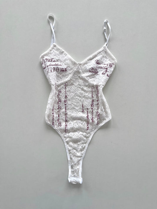 Vintage Sheer Bodysuit-Bust 34 to 36