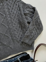 Load image into Gallery viewer, Cable Knit Soft Chunky Sweater-Bust 48
