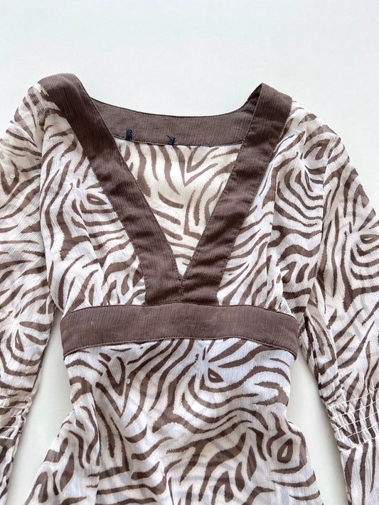 Y2k Sheer Top-Bust 36