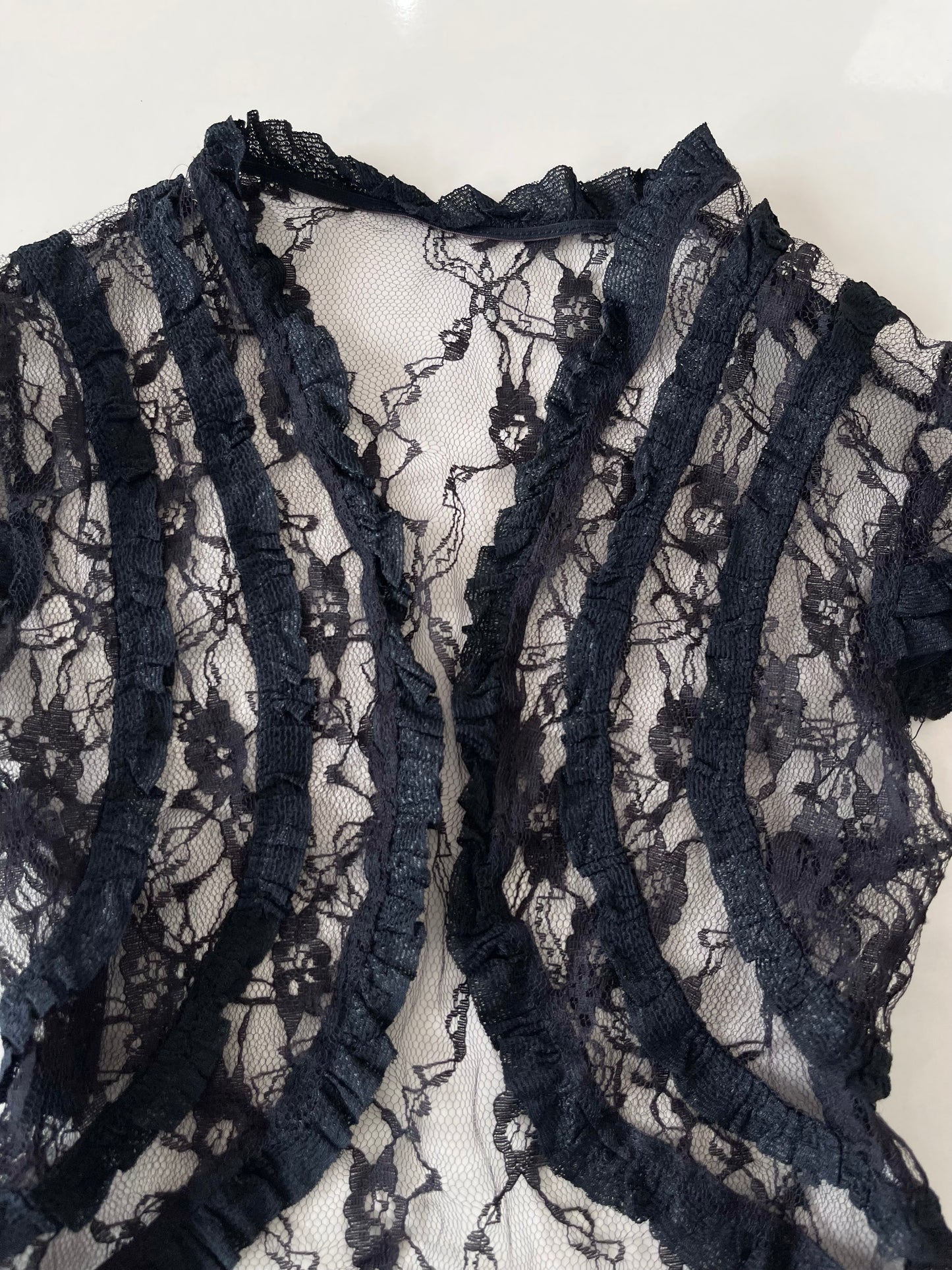 Lace Sheer Top-Bust 32