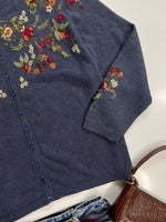 Load image into Gallery viewer, Tiara Embroidered Cardigan- Bust 48 to 52
