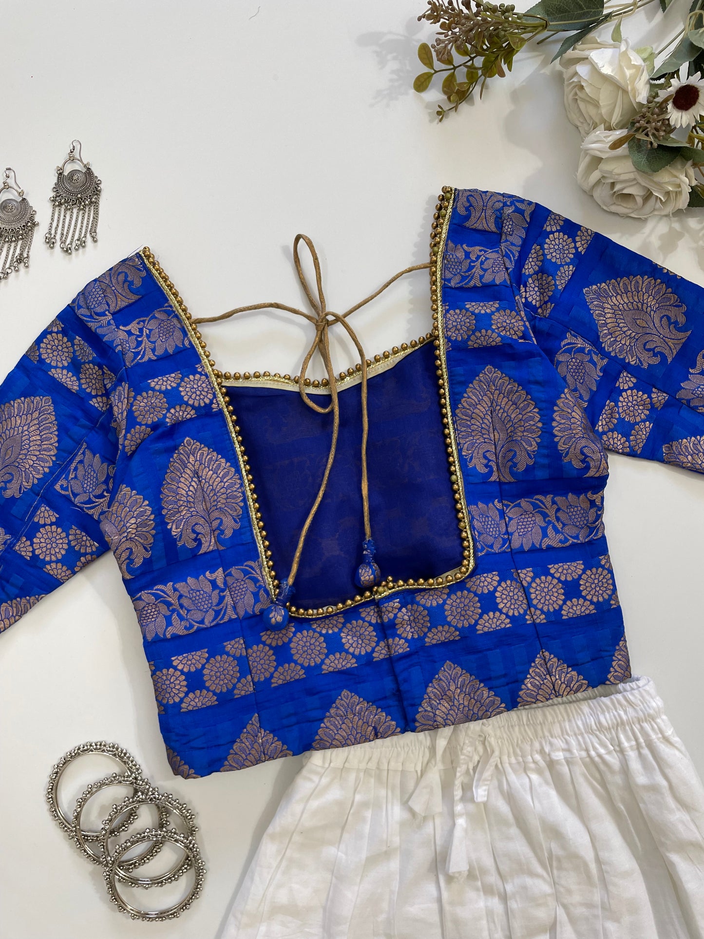Electric Blue Top-Bust 34