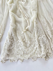 Embroidered Lace Top-Bust 38 to 40