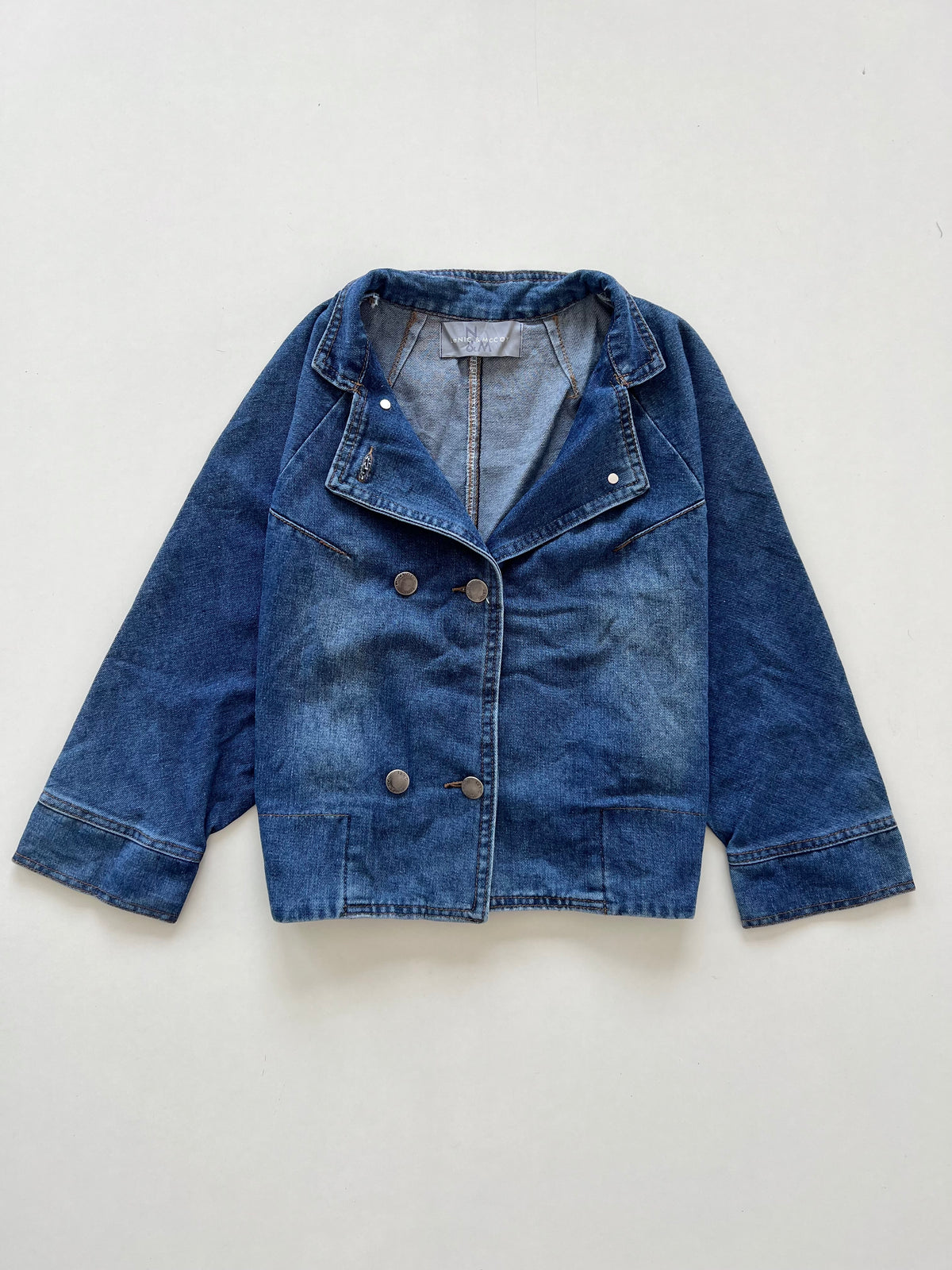 Lenic & McCoy Baggy Denim Jacket-Bust 48