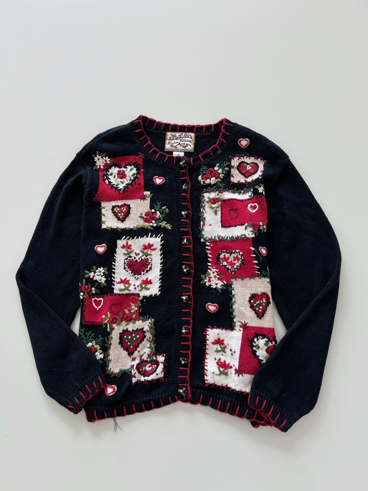 Heirloom Collectibles Hand Embroidered Sweater-Bust 46