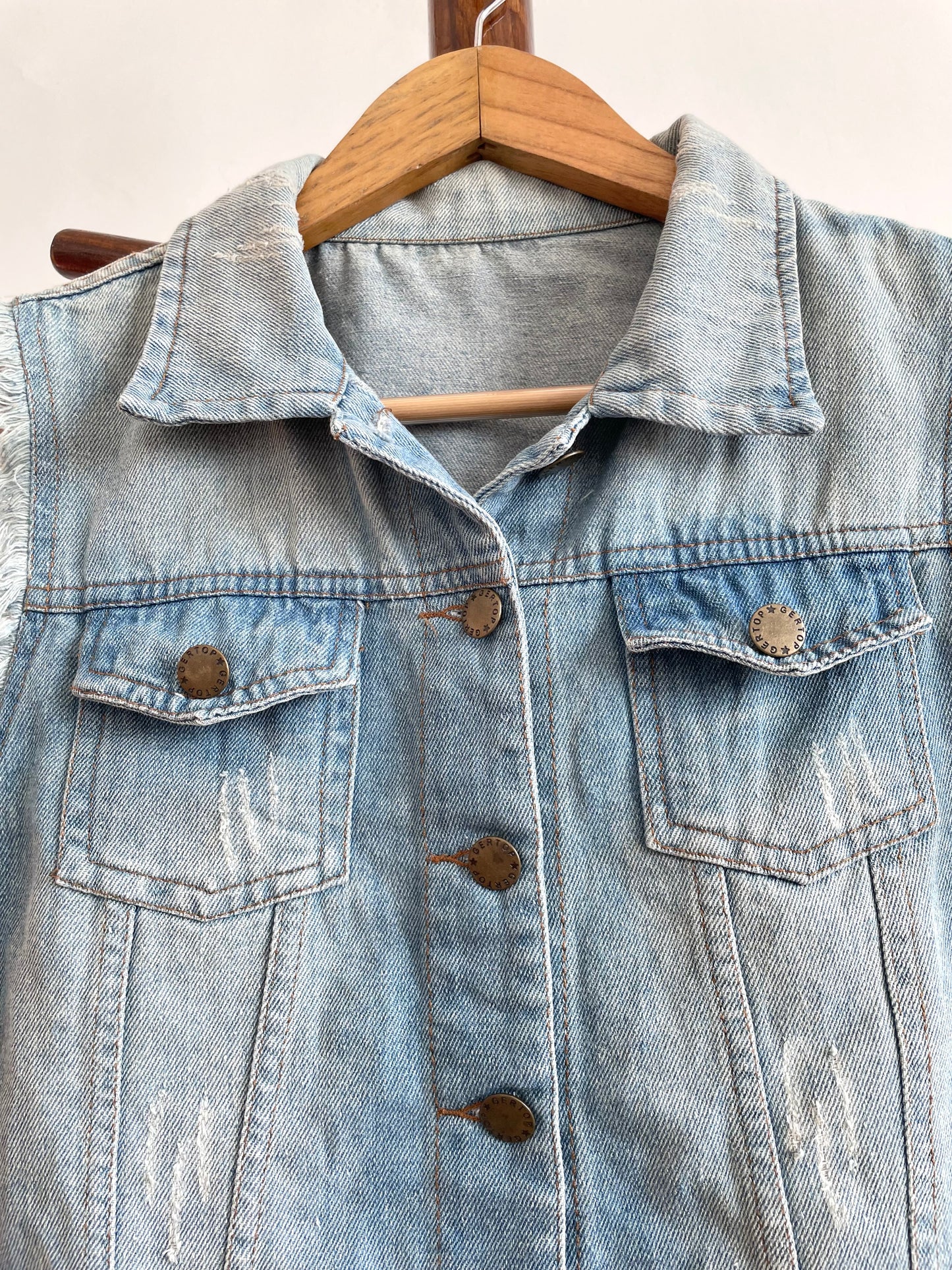 Denim Vest-Chest 32